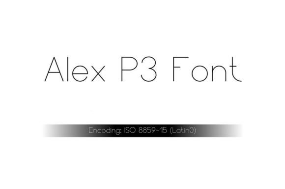 Alex P3: A Sleek Sans Serif for Creative Projects