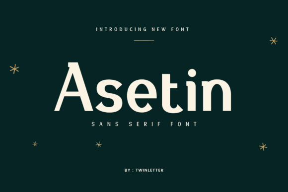 Asetin: A Versatile Sans Serif Font
