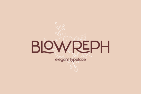 Blowreph: A Clean Sans Serif for Branding