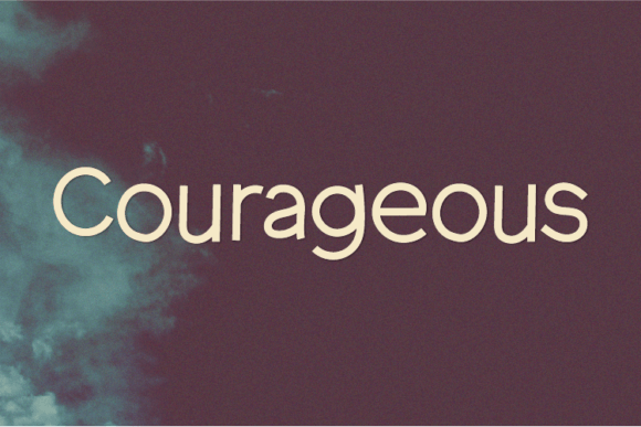 Courageous Font: A Creative Choice