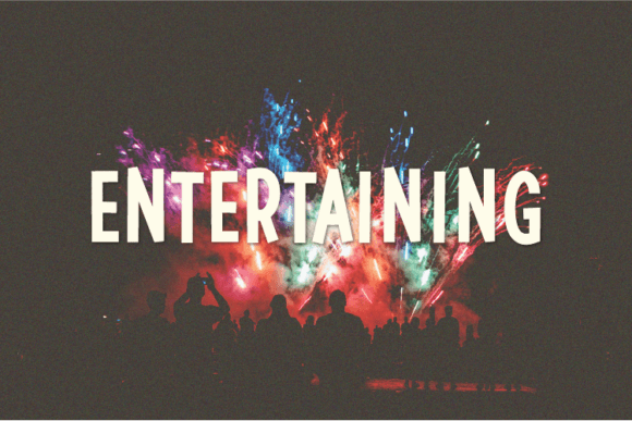 Entertaining Font: A Unique Sans Serif for Editorial Design