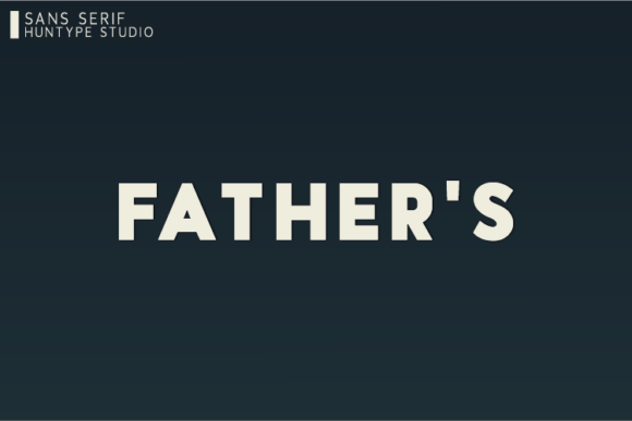 Father s Font: Clean & Professional Branding