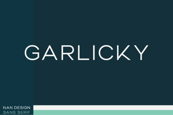Garlicky Font: Bold and Beautiful