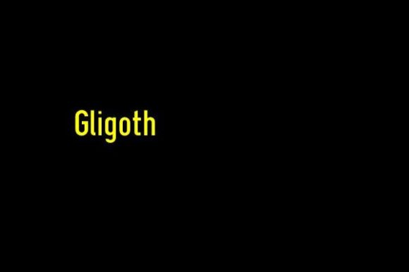 Gligoth: A Clean Font for Creative Makers