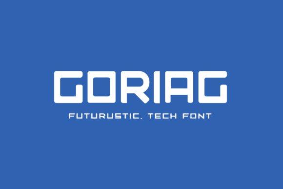 Goriag: A Bold Font for Creative Makers