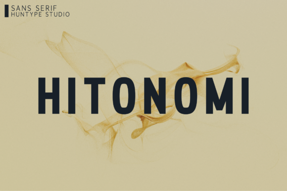 Hitonomi: A Versatile Sans Serif