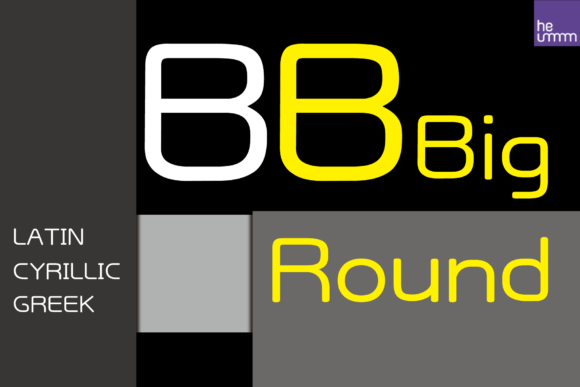 HU Big Round: A Bold Font for Digital Campaigns