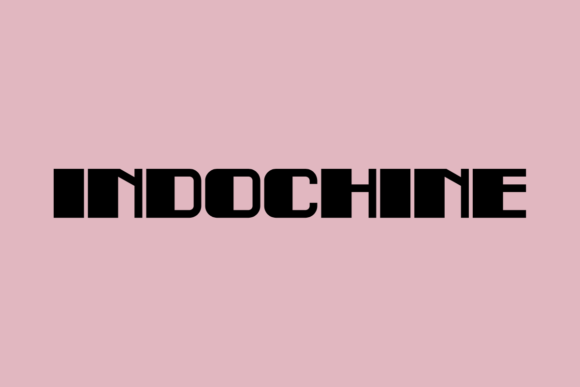Indochine: A Bold Font for Digital Marketing