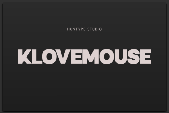 Klovemouse: A Font for Business Brilliance