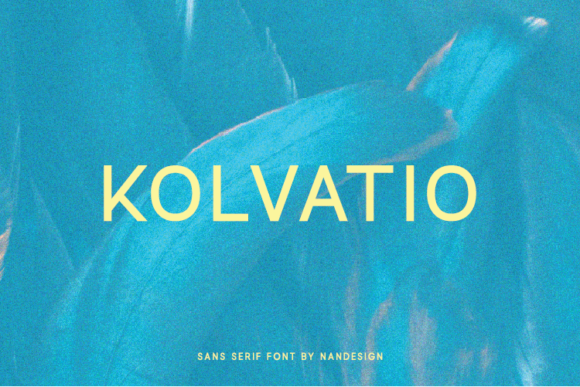 Kolvatio: A Modern Sans Serif Font
