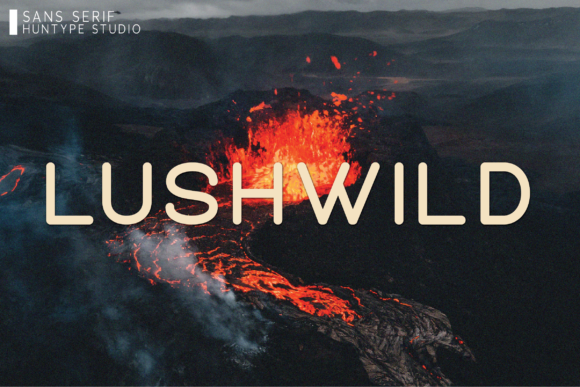 Lushwild: A Bold Sans Serif for Creative Projects