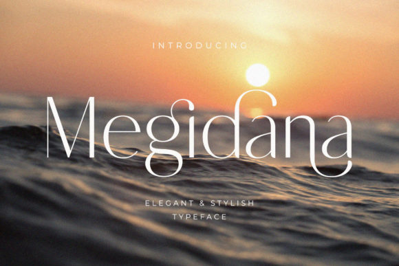 Megidana: A Slim, Stylish Sans Serif