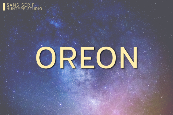 Oreon: A Clean Font for Business Branding