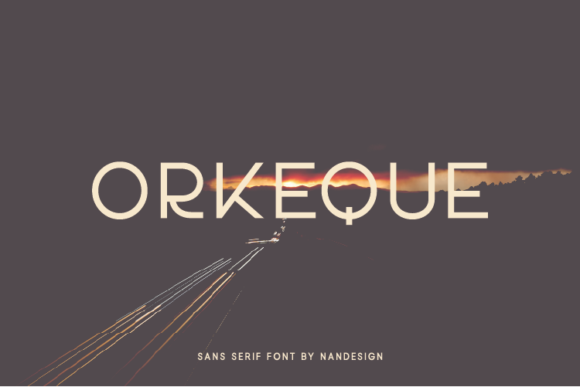 Orkeque: A Bold Sans Serif for Real-World Design
