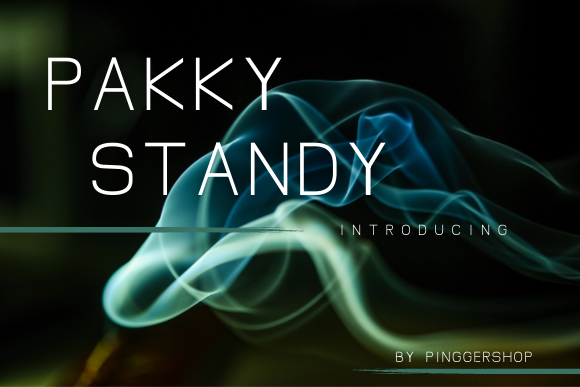 Pakky Standy: A Font for Creative Makers