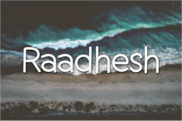 Raadhesh: A Unique Sans Serif Font
