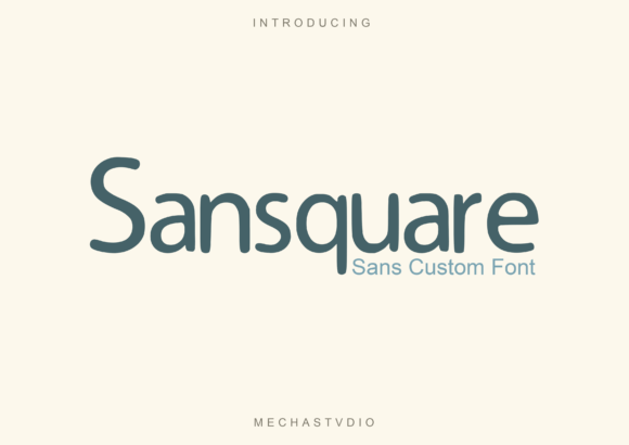 Sansquare: A Modern Sans Serif Font