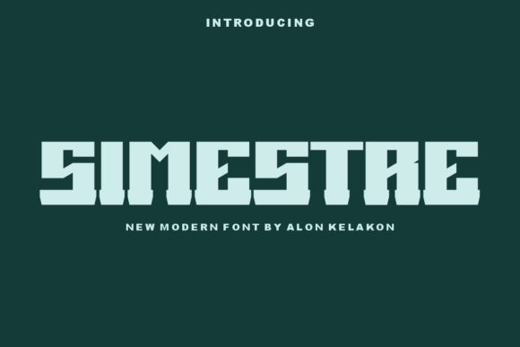 Simestre: A Modern Sans Serif for Creative Design