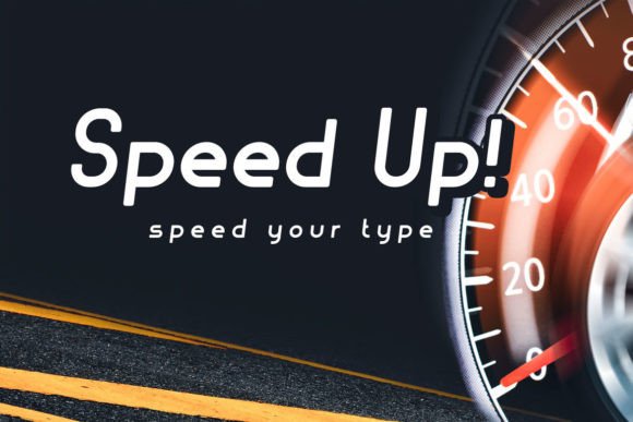 Speed Up: A Font for Professional Design
