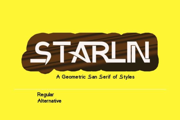 Starlin Font: Modern Typography for Crafters