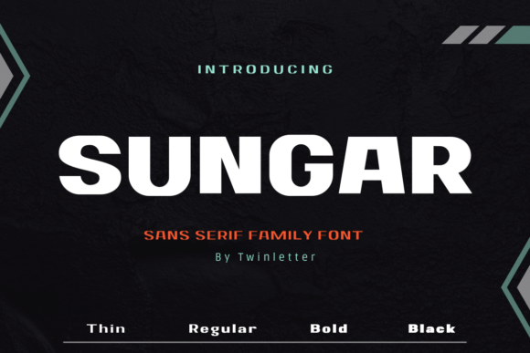 Sungar: A Bold Sans Serif for Creative Brands