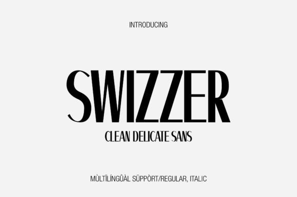 Swizzer: A Modern Sans Serif for Impactful Design